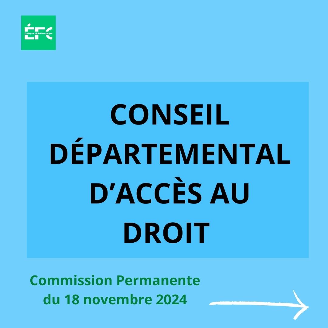 Commission permanente du 18/11/2024 : Conseil Départemental de l’Accès au Droit.