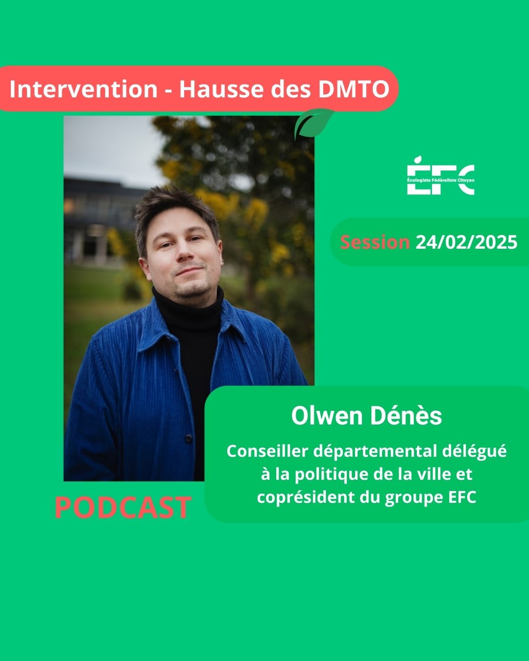 Intervention d’Olwen Dénès- Hausse des DMTO – Session exceptionnelle – février 2025 – PODCAST