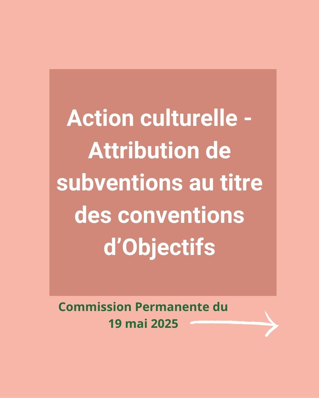 Action Culturelle – Denez Marchand – Commission Permanente du 19 mai 2025