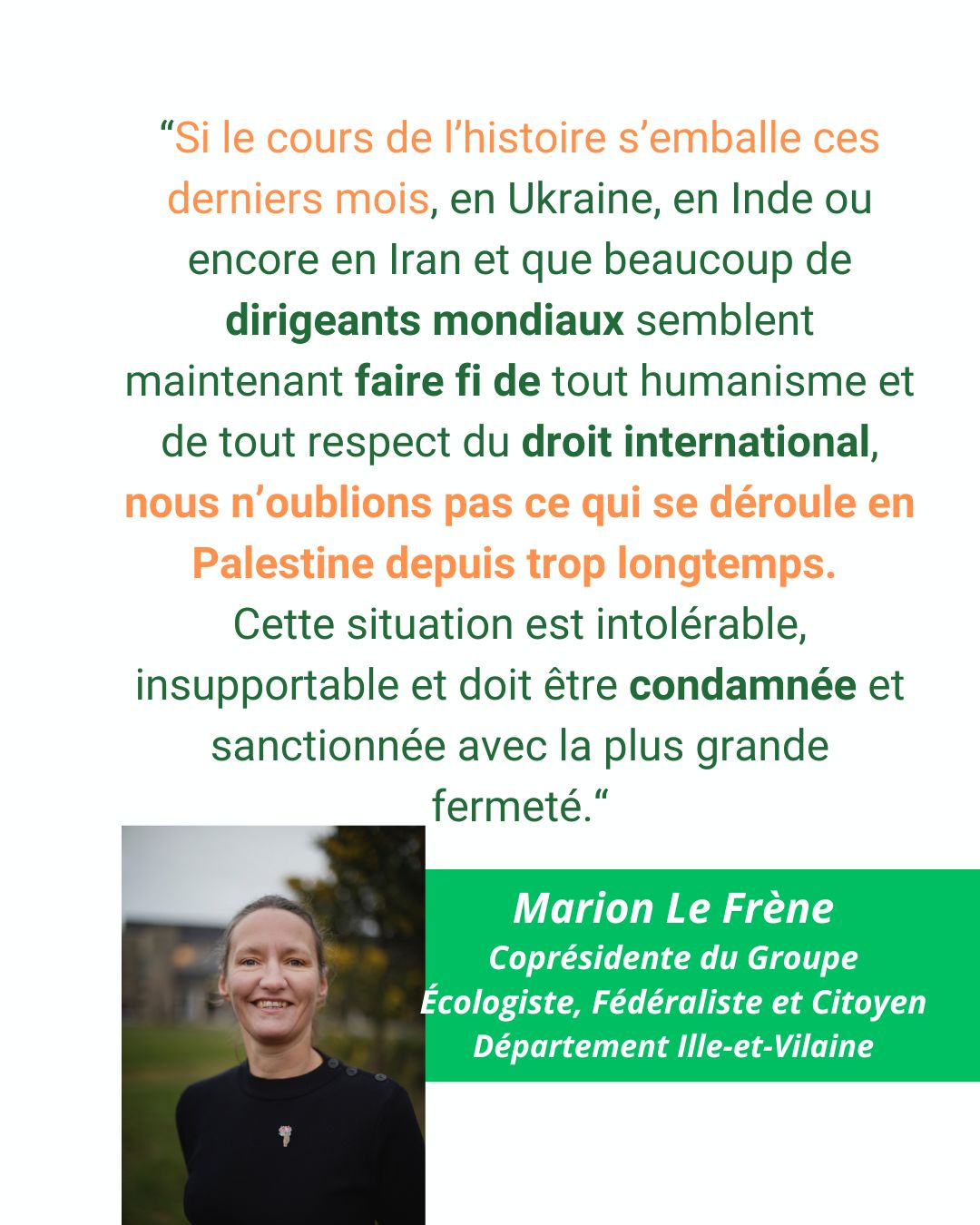 Intervention de Politique Générale – Session juin 2025 -Marion Le Frène-Vidéo