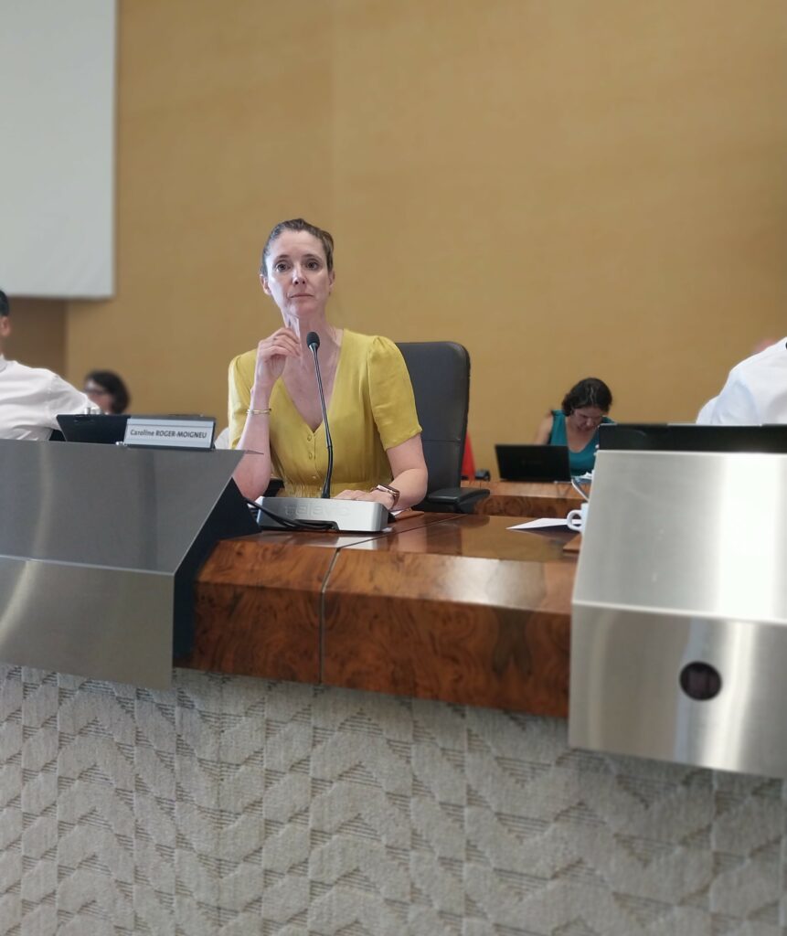 Caroline Roger Moigneu, conseillère départementale - Département Ille-et-Vilaine - Groupe EFC