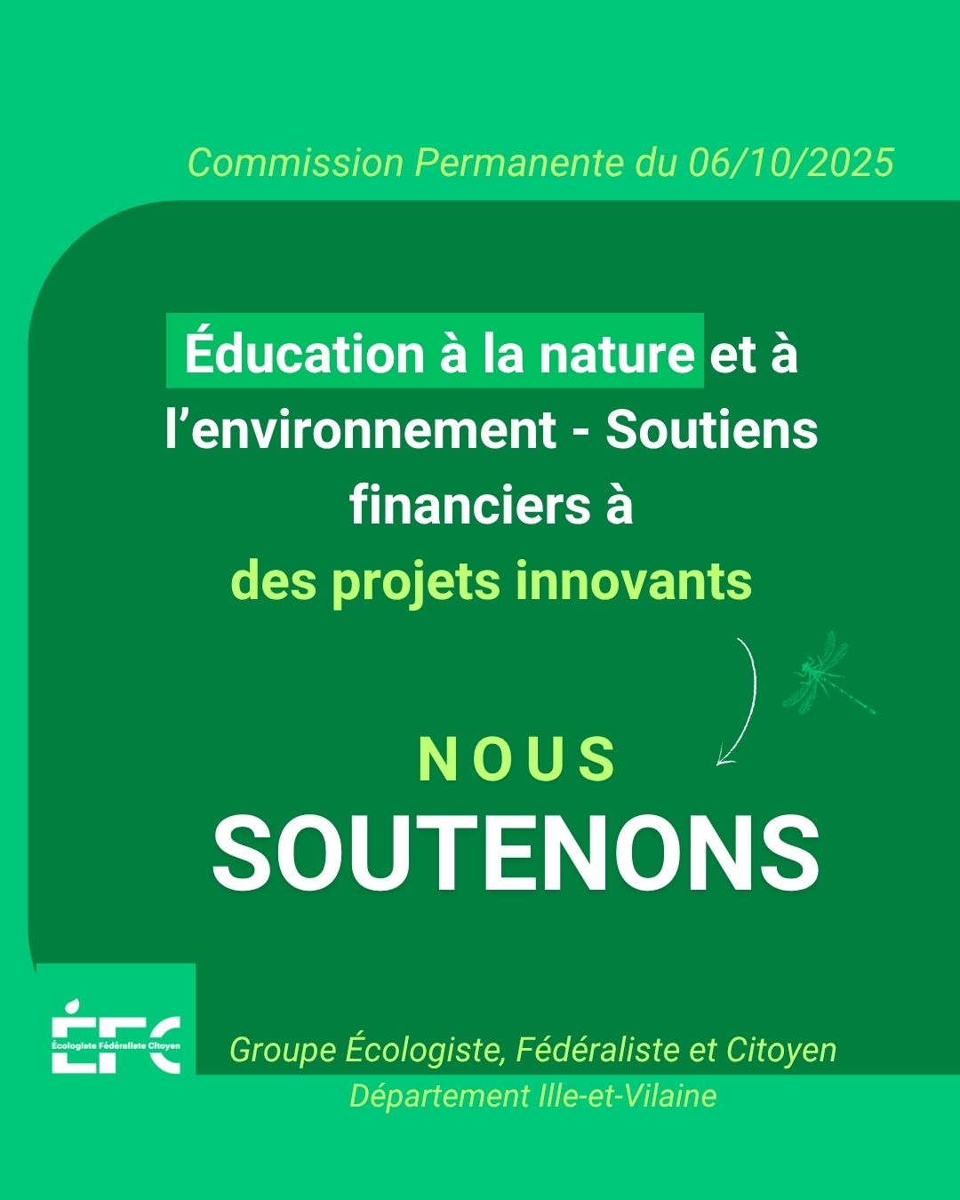 Soutiens financiers à des projets innovants – Marion Le Frène – Commission Permanente du 06/10/2025 -Département Ille-et-Vilaine