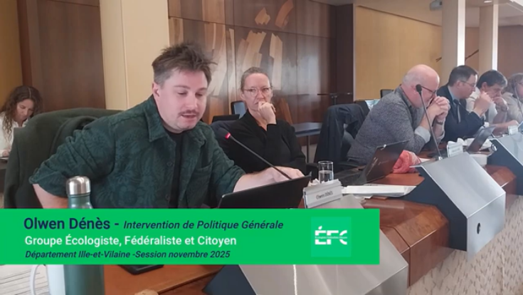 Intervention de Politique Générale- Olwen Dénès – Département Ille-et-Vilaine – Vidéo – 11 2025