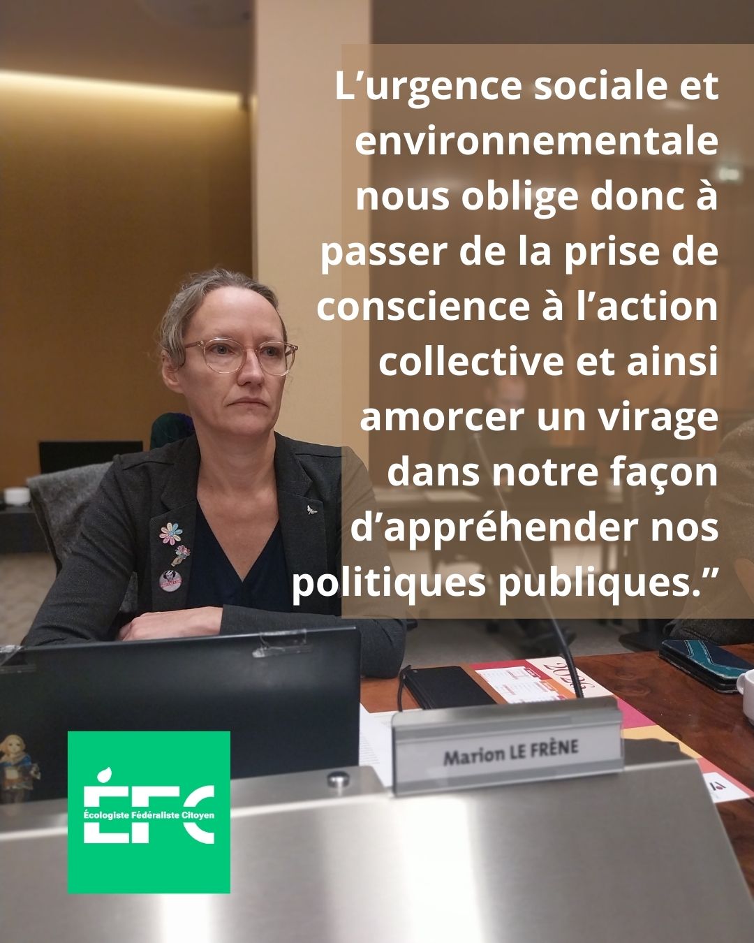 Intervention de Politique Générale – session décembre 2025