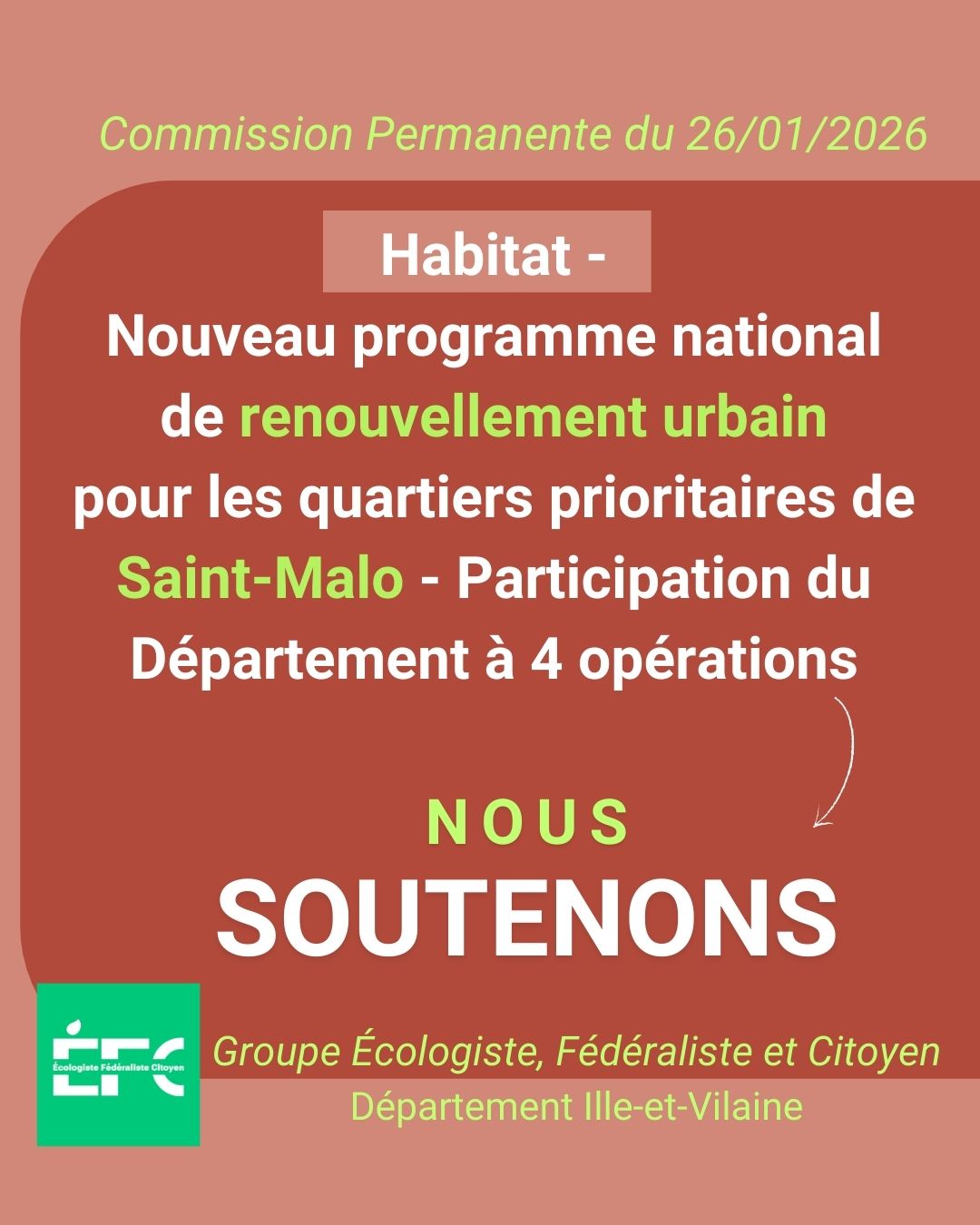 Nouveau programme national de renouvellement urbain pour les quartiers prioritaires de Saint-Malo – Olwen Dénès