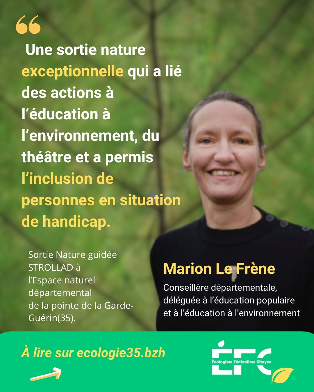 Le projet STROLLAD – visite terrain de Marion Le Frène