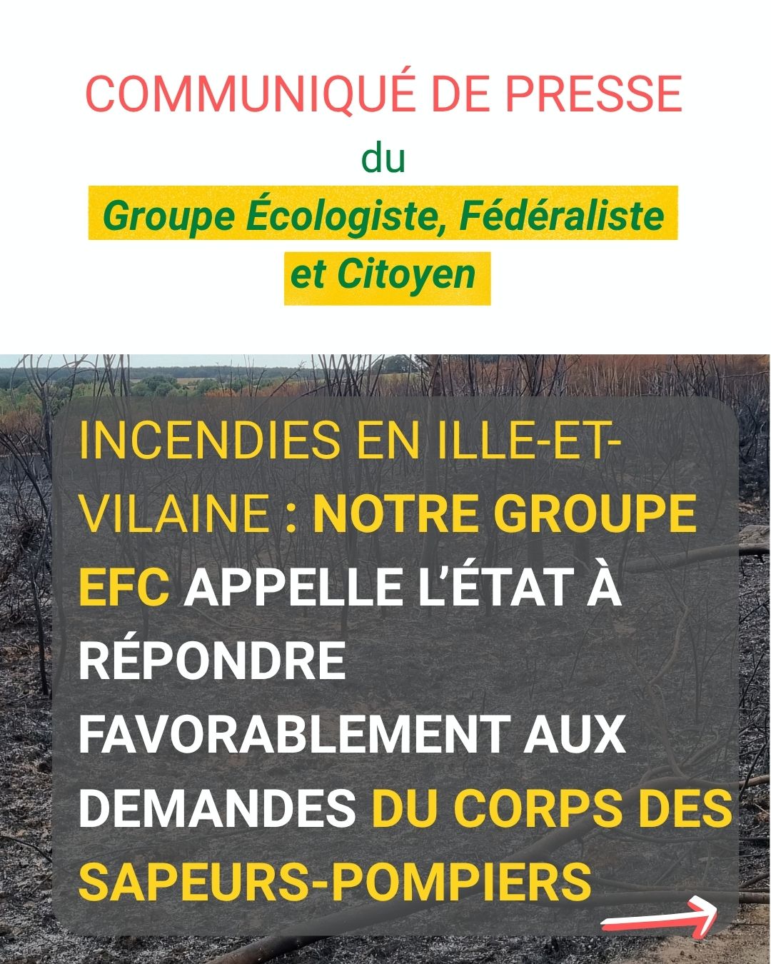 Notre groupe appelle l’État à répondre favorablement aux demandes du corps des sapeurs-pompiers
