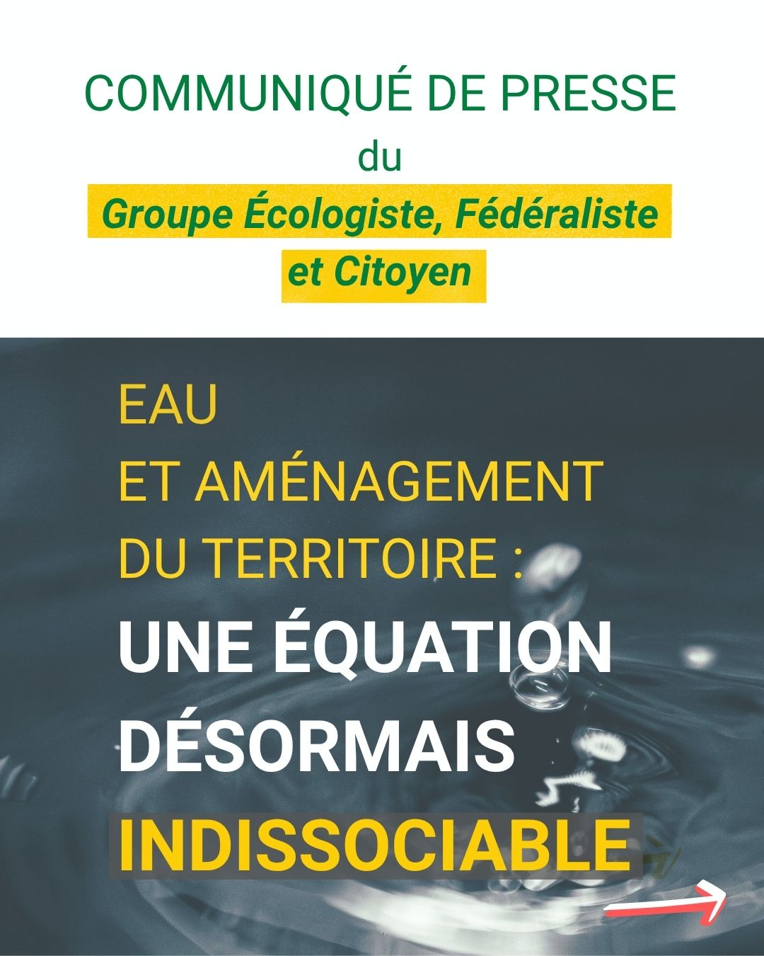Eau et aménagement du territoire : UNE ÉQUATION DÉSORMAIS INDISSOCIABLE